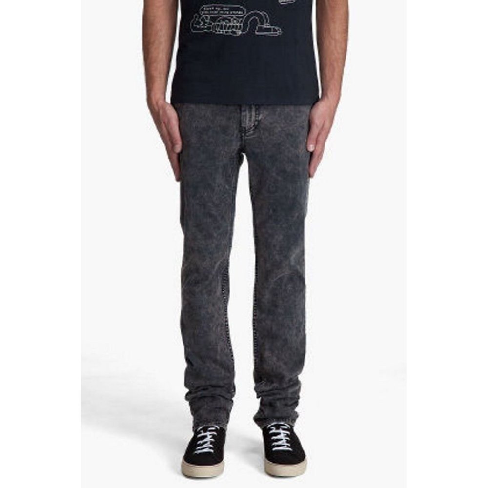 MARC by Marc Jacobs ORCHARD Black DENIM Jeans SLIM FIT Straight Leg  28 x 34